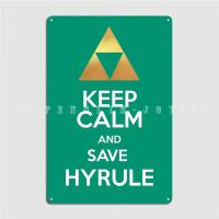 Cartel De Película Retro Legend of Zelda save Hyrule Para Decoración De Pared Vintage Para Garage Bar Man Cave Sin Marco - details 0