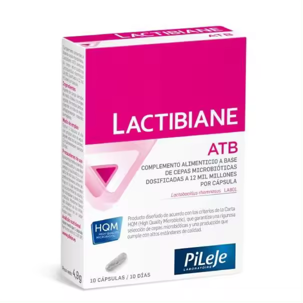 Pileje LACTIBIANE ATB 10 Cápsulas Probióticos - 1