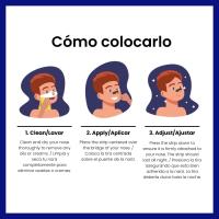 Tiras Nasales Gudslip® – Suministro de 30 Días para Mejorar la Respiración, Reducir Ronquidos y Aliviar Congestión – Cómodas y Efectivas para un Sueño Reparador y Saludable. ¡Disfruta de Noches Tranquilas y Días Plenos! - details 1