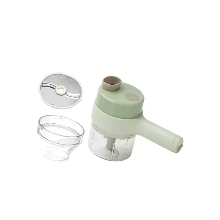 Cortadora y Picador de Verduras Eléctrico de Mano 4 en 1 con Carga USB - 1
