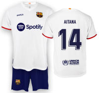 Conjunto Fútbol FC Barcelona Segunda Equipación Niño Personalizable - details 2