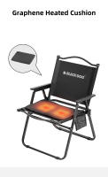Almohadilla Caliente De Asiento Blackdog Para Invierno Y Camping Con Calefacción Rápida Ajuste De Velocidad De 4 Niveles Material Oxford - details 1