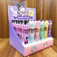 Nuevo Set De 36 Bolígrafos Punto De Escritura 0.5mm Sanrio Kuromi Cinnamoroll 10 Colores Regalo Para Niños Estudiantes Material Plástico Marcador Para Dibujos - details 1
