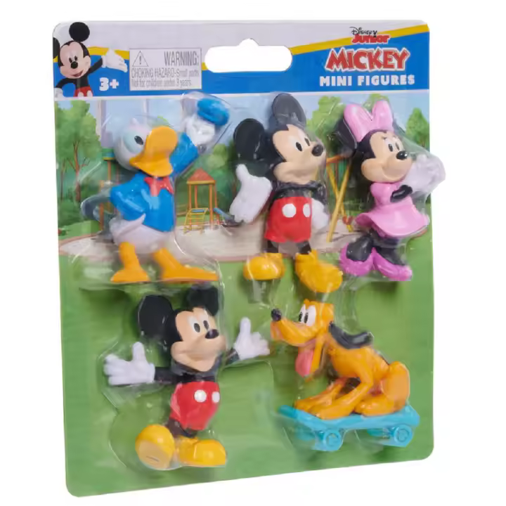 Paquete de 5 Minifiguras coleccionables de Mickey Mouse - 1
