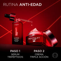 L'Oréal Paris | Sérum Corrector Anti-Edad Revitalift Laser TRI-PÉPTIDOS + ÁCIDO HIALURÓNICO + VITAMINA Cg 30 ml + Revitalift Láser Triple Acción Crema de Día Anti-Edad SPF25 con Pro-Retinol, Ácido Hialurónico y Vitamina Cg, 50 ml - details 1