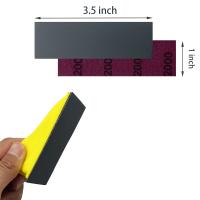 Kit De Linterna De Arena 3.5”x 1” Con Bloque De Fricción Y Loop 71 Piezas Assorted Grits Para Pulido Silicon Carbide Compatible Con Madera - details 2