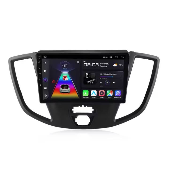 Junsun Radio Coche para Ford Transit 2015 2016 2017 2018 Inalámbrico CarPlay Android Auto AI Voice 2 din Pantalla Coche Android Auto Multimedia Navegación GPS Auto radio - 1