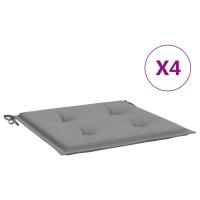 vidaXL Cojines sillas de jardín 4 uds tela Oxford 40x40x3 cm Color Antracita,  Gris,  Negro y mas Cojín Decorativo de Asiento Cojines de muebles de salon - details 3