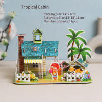 DIY Juguete Antiestrés 3D Puzzle Papel Casa Para Niños Y Niñas De Preescolar Y Escuela Primaria Edad Recomendada 3-12 Años - details 5