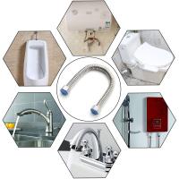 Tubo De Acero Inoxidable Corrugado G1/2" Para Conector De Agua Caliente Tubo De Plomería De Suministro Resistente a La Corrosión - details 8
