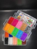 Kit De Cuentas Fusión 2000pcs 5mm Con Caja De Cuentas Hama Para Niñas Regalos Incluye Cuentas De Papel Para Colgar En Un Tablero De Pinos Accesorios Rich - details 2