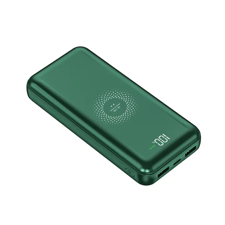 Cargador inalámbrico portátil 10000mAh, Banco de energía con Cable incorporado 10W, Powerbank para iPhone/Samsung/Xiaomi, Cargadores de teléfono móvil - 1