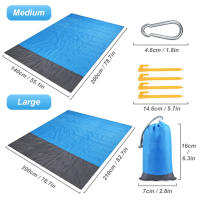 Manta De Playa Impermeable 2x2.1m Plegable Y Portátil Para Camping Y Picnics Matrícula Ligera Para Exterior Y Arena - details 15