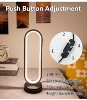 Lámpara De Noche LED Moderna Para Mesa Luz De Dormitorio Ajustable Iluminación Creativa Decoración Hogar Regalos Únicos - details 4