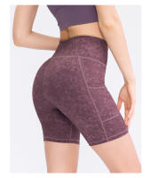 Pantalones cortos de Yoga para mujer, pantalones de camuflaje, cintura alta, ajustados, para gimnasio, Fitness, correr, mallas deportivas, medias de secado rápido S M L XL 2XL - details 15