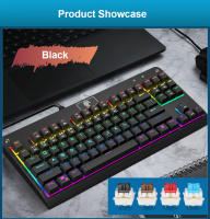 Teclado Mecánico De Juego E-YOOSO Z77 Rainbow 87 Teclas Con Switches Rojos Negros Marrones Y Azules Para PC Laptop Con Cable USB - details 12