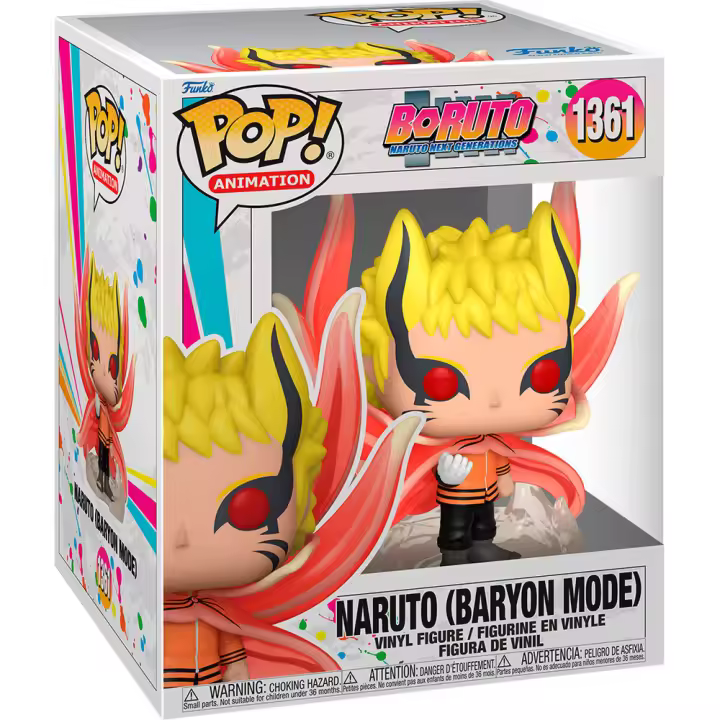Funko Pop! Super: Boruto - Naruto Uzumaki 15CM - (Baryon Mode) - Boruto: Naruto Next Generations - Figura de Vinilo Coleccionable - Idea de Regalo- Mercancia Oficial - Juguetes para Niños y Adultos - MR POPYE - 1