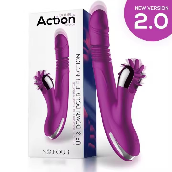 No. Four Vibrador Up and Down y Rueda Estimuladora - 1