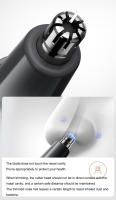XIAOMI Mijia Cortauñas Eléctrico Portátil Para Hombres Recargable Painless Clipper Afeitadora De Pestañas Y Orejas - details 2
