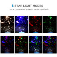 Lámpara De Noche Proyector De Cielo Estrellado Luz Decorativa Para Bebé Rotatoria Galaxia Lámpara De Mesa Decorativa Para Dormitorio - details 3