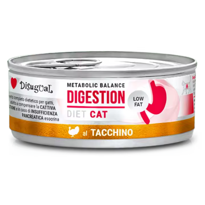 Disugual Diet Cat Húmedo Pavo Digestión 85gr – Alimento Digestivo para Gatos - 1