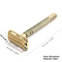 YINTAL Afeitanos Classico De Dos Manos Aleación De Zinc Plated Para Hombres Manipallo Mayor Herramienta De Melenado Interntnal Tampón Enroscable Para El Borbotron Y El Ciclikom Shaving - details 1