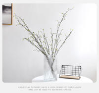 Vine Artificial De Espinas 88CM Para Decoración De Sala De Estar Hotel Casa Muerta Planta De Silicona En Café Naranja Verde Ligero Verde - details 9