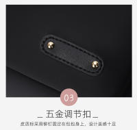 Mochila De Moda Para Mujer Ultra Ligera De Gran Capacidad Antirrobo Bolsa De Hombro Para Viajes Escolaridad Material PU - details 24