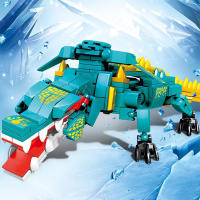 Bloques De Construcción De Transformación Animal 4en1 Para Niños Juguetes De Mecha Modelo Regalo De Cumpleaños Ideal Para Edad 6-12 - details 4