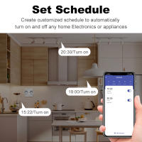 Enchufe Inteligente WiFi Tuya 2 En 1 EU Doble Salida 16A Con Monitoreo De Energía Compatible Con Alexa Google Home Alice - details 5