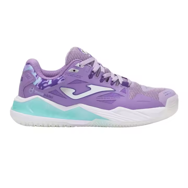 Zapatillas Joma Spin Lady 2519 Violeta. Apto para tenis y padel - 1