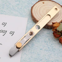 Cuchillo De Cuero De Cobre Puro Para Cortar Y Posicionar Herramienta De Trabajo Del Cuero DIY Herramientas De Artesanía - details 2