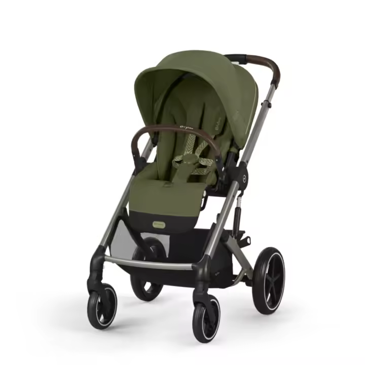 Carrito bebé dos piezas Cybex Balios S Lux Moss Green silla y capazo - 1