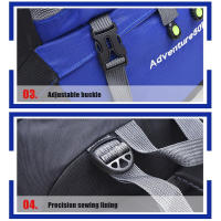 Mochila De Escalada 50L Impermeable Para Actividades Al Aire Libre Bicicleta Senderismo Trekking Camping Bolsa De Montaña Unisex - details 9