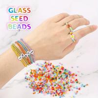 Kit De Cuentas De Vidrio Para Manualidades Y Joyería 10800pcs De 3mm 8/0 Y 1200pcs De Cuentas De Letras Para Pulseras De Amistad - details 6