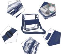 Bandolera Clear Crossbody Messenger with Correa ajustable, Bolso transparente Monedero transparente para Mujeres Hombres | Impermeable - details 2