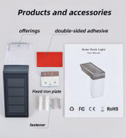 Nuevas Luces Solares Para Exteriores Luz De Pasillo Escalera Impermeables Lámparas De Pared LED Decorativas Para Jardín Y Valla - details 7