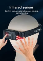 Linterna Frontal Recargable 3000LM COB Impermeable Para Camping Y Pesca Lámpara De Mano Con Tres Modos De Iluminación Batería 18650 Incluida - details 6