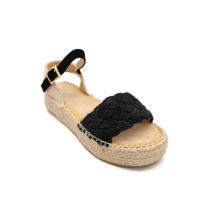 Calzados Soraia Sandalia Mujer Verano Plataforma Yute Ganchillo Cómoda Tendencia - details 1