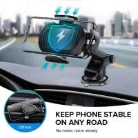 Soporte De Teléfono Móvil Para Tablero De Coche Nueva Base De Absorción De Ventilador De Aire 1 Pieza Accesorio De Automóvil - details 3