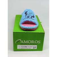 Zapatillas Ratoncitos Casa Mujer Azules Marca: Amoros Tallas: 35-41 Modelo: 113-202 - details 0