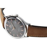 Reloj automático hombre Orient Bambino TAC08003A 42mm 30m WR correa de cuero - details 6