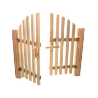 Puerta De Madera Para Casa De Muñecas 1/12 Modelo De Puerta De Jardín Simulación Decorativa Para Miniaturas - details 0