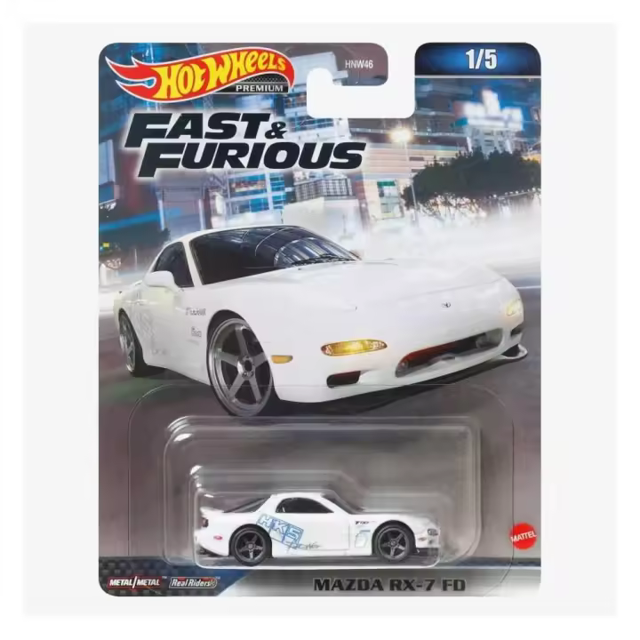 Hot Wheels Premium  Fast & Furious Series Mazda RX-7 FD - 1