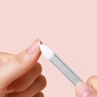 Conjunto De 2 Piezas Rosa Herramienta De Pulido De Uñas De Acero Inoxidable Fichas De Manicura Y Pintura De Uñas Kit De Cuidado De Uñas - details 4