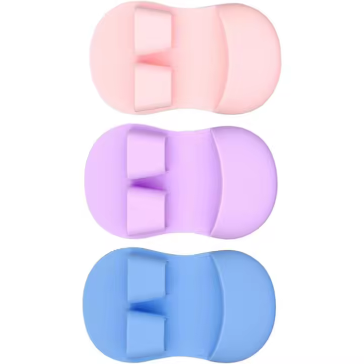 piezas de jabón exfoliante facial, cepillo limpiador facial para puntos negros, cepillo limpiador facial, cepillo de gel de sílice para lavado facial, cepillo facial multicolor - 1