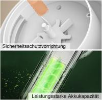Quitapelusa recargable con Doble Cabezal Indicador LED - Eliminador de Pelusas de Doble Cabeza, 2 Velocidades Ajustables, Afeitado Eficiente de 6 Hojas para Ropa, Máquina Quita Pelusa de Ropa, Alfalbra, Bufanda, Jersey, - details 1