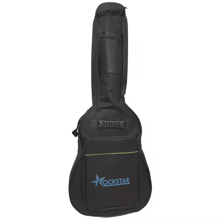 ROCKSTAR MUSIC - Funda Guitarra Impermeable y Acolchada 5mm Guitarra Clásica Española Flamenco GC01-6159 Mochila Doble Correa Reforzada Bolsillos - 1