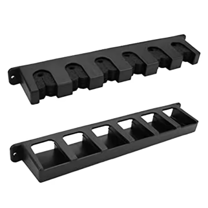 Soporte de Caña de Pescar Vertical en ABS+PVC para Garaje Pared Techo Estante de Caña de Pescar de Múltiples Niveles Producto Normal de Peligro en China - 1