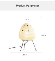 Lámpara De Mesa LED Wabi Sabi Nórdica Con USB Iluminación Interior Para Dormitorio Comedor Fijación En La Pared Decoración De Escritorio Luz De Escritorio - details 9